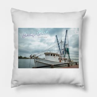 Shrimp Boat in Savannah Pillow