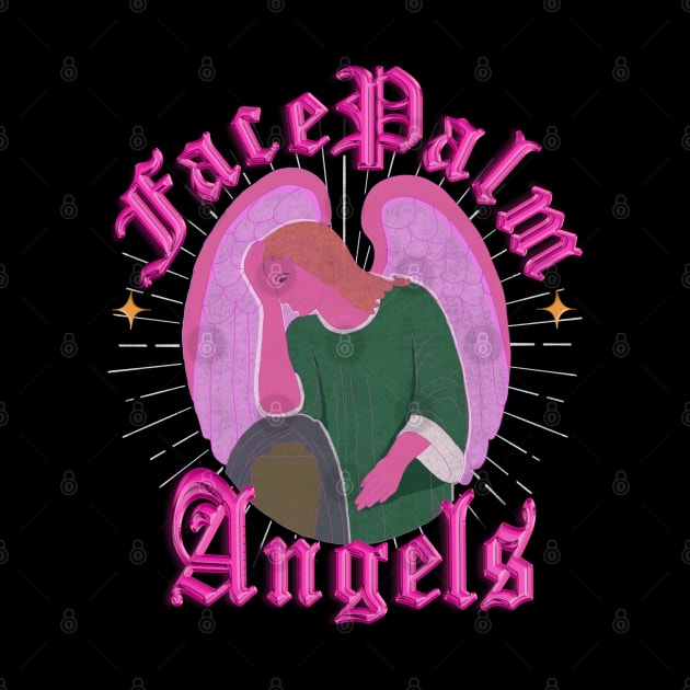 Facepalm Angels Pink by hellotomag