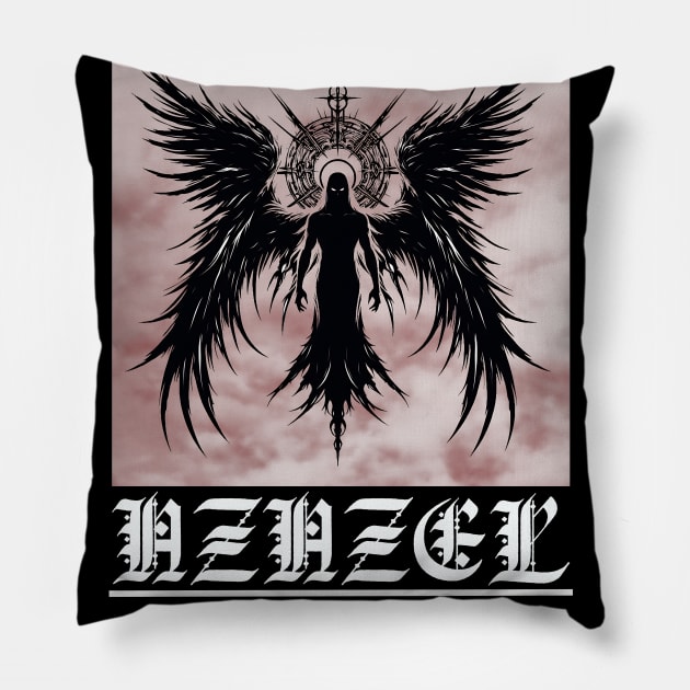 Azazel the Fallen Angel: Forbidden Knowledge Pillow by MetalByte