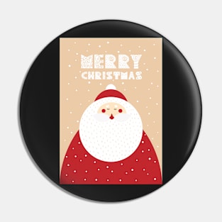 Merry Christmas from Santa Pin