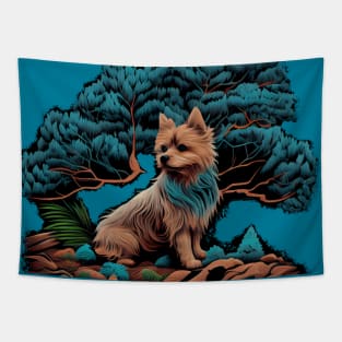 Yorkshire Terrier Mix Art Tapestry