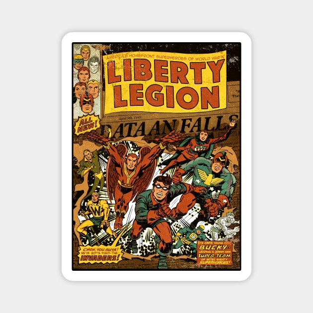 Liberty Legion Magnet by Doc Multiverse Designs