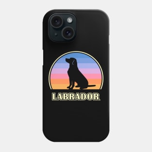 Labrador Retriever Vintage Sunset Dog Phone Case