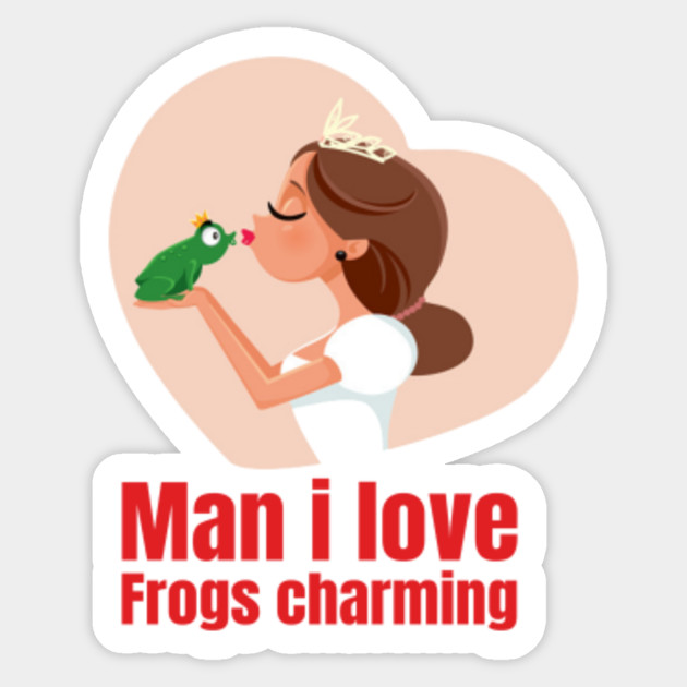 I Love Frogs Charming - Sticker