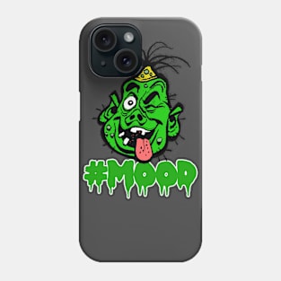 Hashtag Monster Mood! Graphic Design Cartoon Tee Phone Case