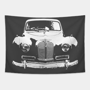 Austin A40 Somerset 1950s British classic car monoblock white Tapestry