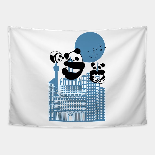 Panda Tapestry by ARTiMERCH