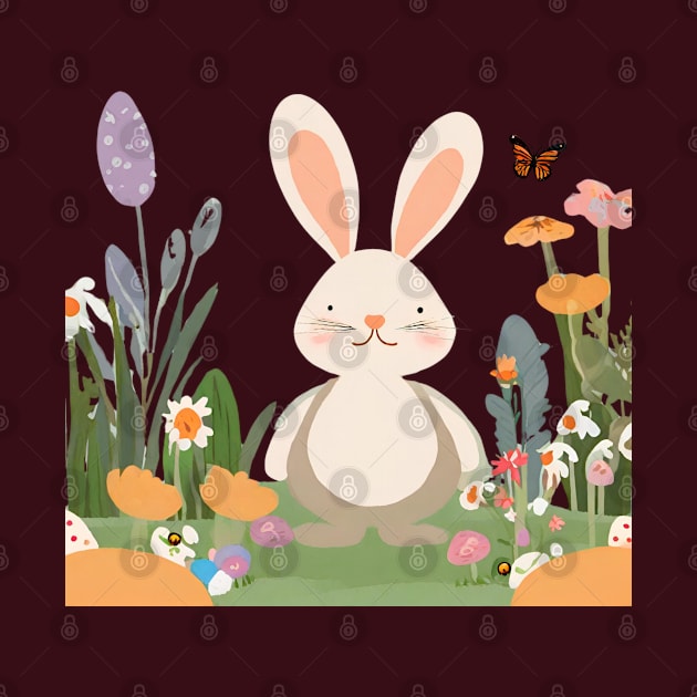 Blooming Bonanza: Bunny's Easter by BencDesignStudio