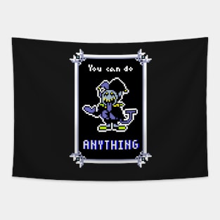 Jevil- Deltarune Inspirational Poster Tapestry