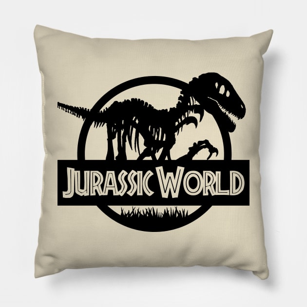 Jurassic World Pillow by Galina Povkhanych