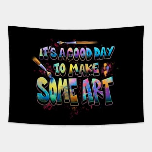 Creative Burst: Art Day Inspiration Tapestry