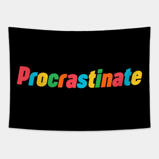 Procrastinate Tapestry