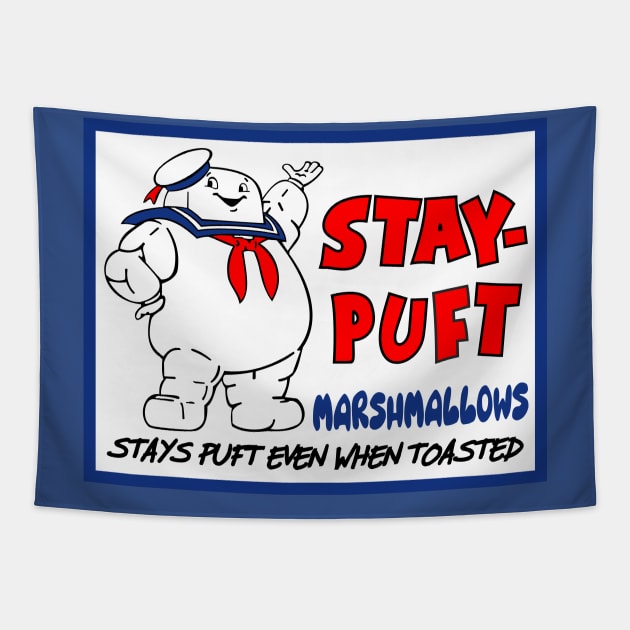 Stay Puft Marshmallow Man Tapestry by Larent