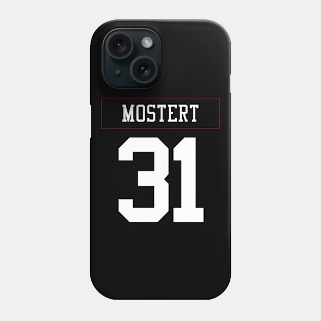 Raheem Mostert 49ers Phone Case by telutiga