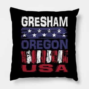 Gresham Orgeon USA T-Shirt Pillow