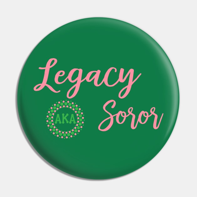 Legacy Soror Pin by Pretty Phoxie LLC