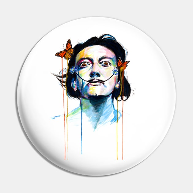 Salvador Dali in the land of Butterflies Pin by beaugeste2280@yahoo.com