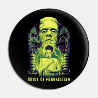 Bride of Frankestein Classic Horror Pin