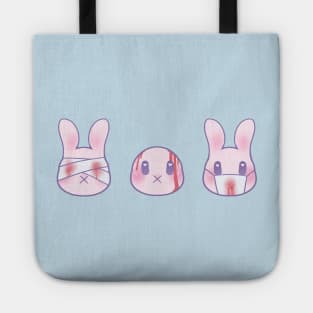 three wise bunnies Tote