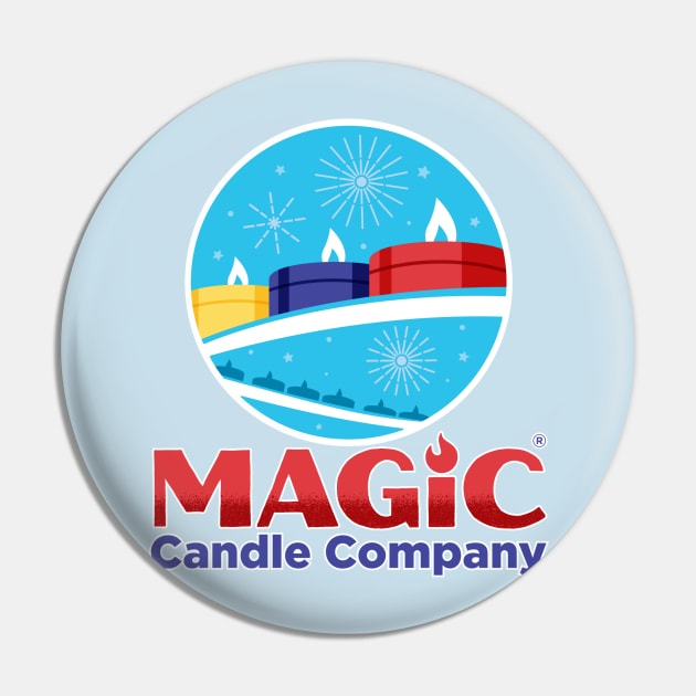 Magic Candle Company Logo Pin by MagicCandleCompany