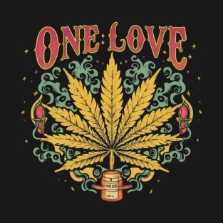 One Love - Weed T-Shirt