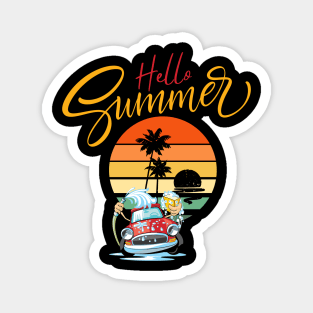 hello summer nice  t-shir for this summer Magnet