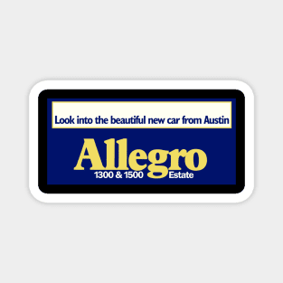 AUSTIN ALLEGRO - advert Magnet