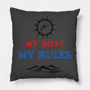 Fun Boating Apparel Pillow