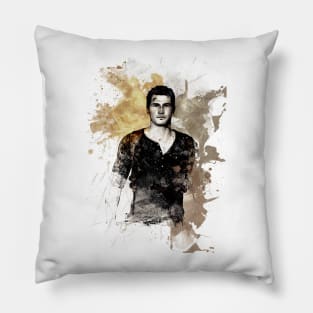 Nathan - Uncharted painting Pillow