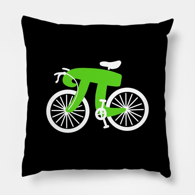 Cycling Pi Math Gift Pillow by Design Seventytwo