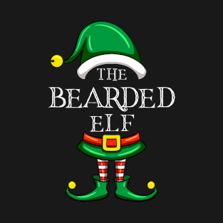 The Bearded Elf Matching Family Christmas Pajama T-Shirt