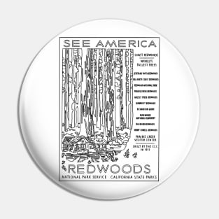 Redwoods Pin