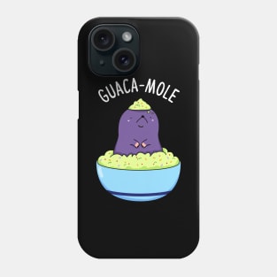 Guaca-Mole Cute Mole Pun Phone Case