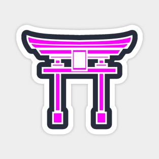 Torii gate (pink) Magnet