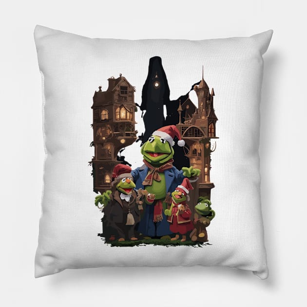 Muppet Christmas Carol Pillow by Prime Quality Designs