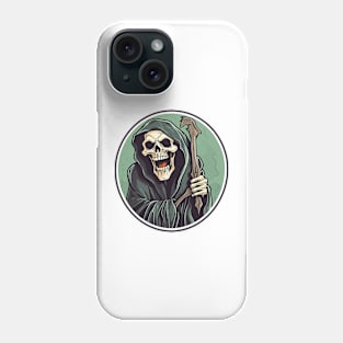 Death Laughing Grim Reaper Phone Case