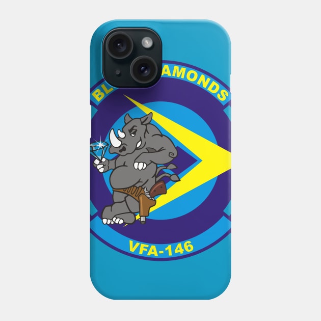 F/A18 Rhino - VFA146 Blue Diamonds Phone Case by MBK