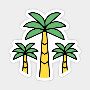 Summer Palm Trees Magnet