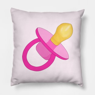 Pink Pacifier - Baby Pacifier - Pacifier Pillow