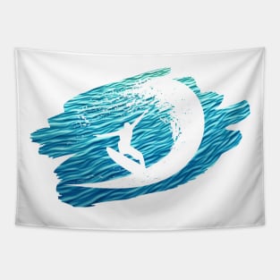 Ride the Waves Tapestry