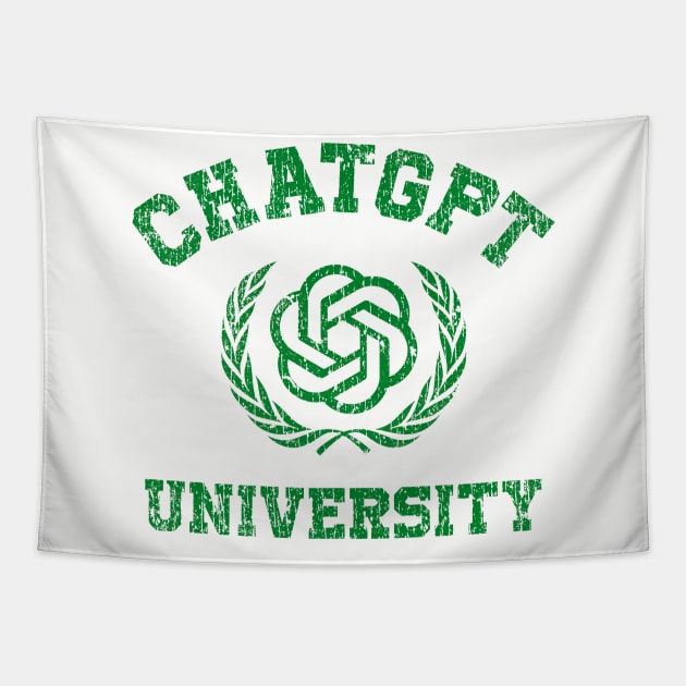 ChatGPT University Tapestry by RASRAP