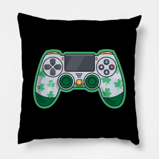 Saint Patricks Day Irish Gamer Pillow