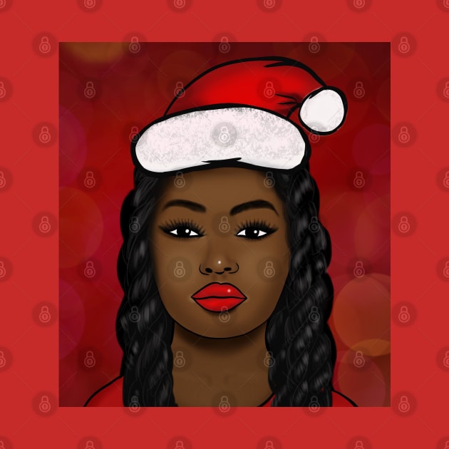 Black female Santa Clause beauty by Spinkly Creations 