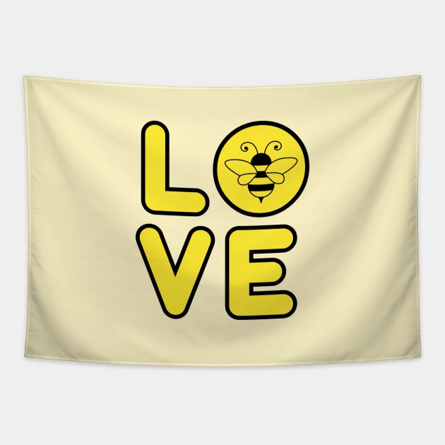 Love bees Tapestry by Florin Tenica