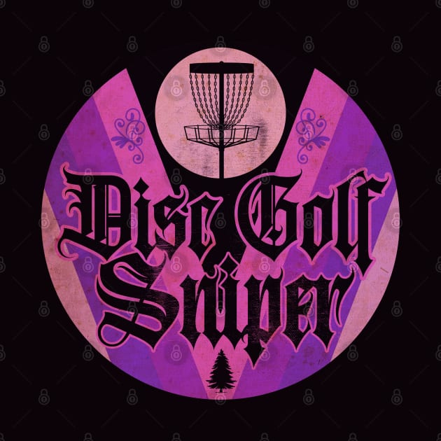 Disc Golf Purple Sunday by CTShirts