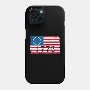 1776 America Patriotic Flag Phone Case