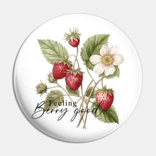 Wild Strawberries Pin