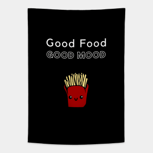 Good Food Good Mood Tapestry