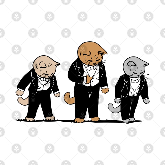 Take a Bow Maestro Kitties by KarwilbeDesigns