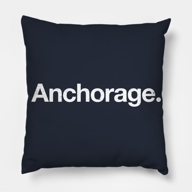 Anchorage. Pillow by TheAllGoodCompany